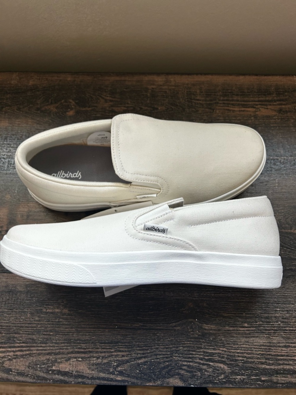 Allbirds Canvas Cruiser Slip Ons Men’s 9 / Women’s 10  Sample Color shoe NEW